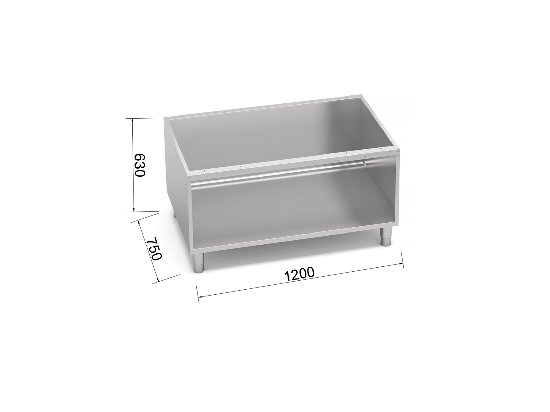 SOPORTE INOX LX900 MOD. 9SG120H2