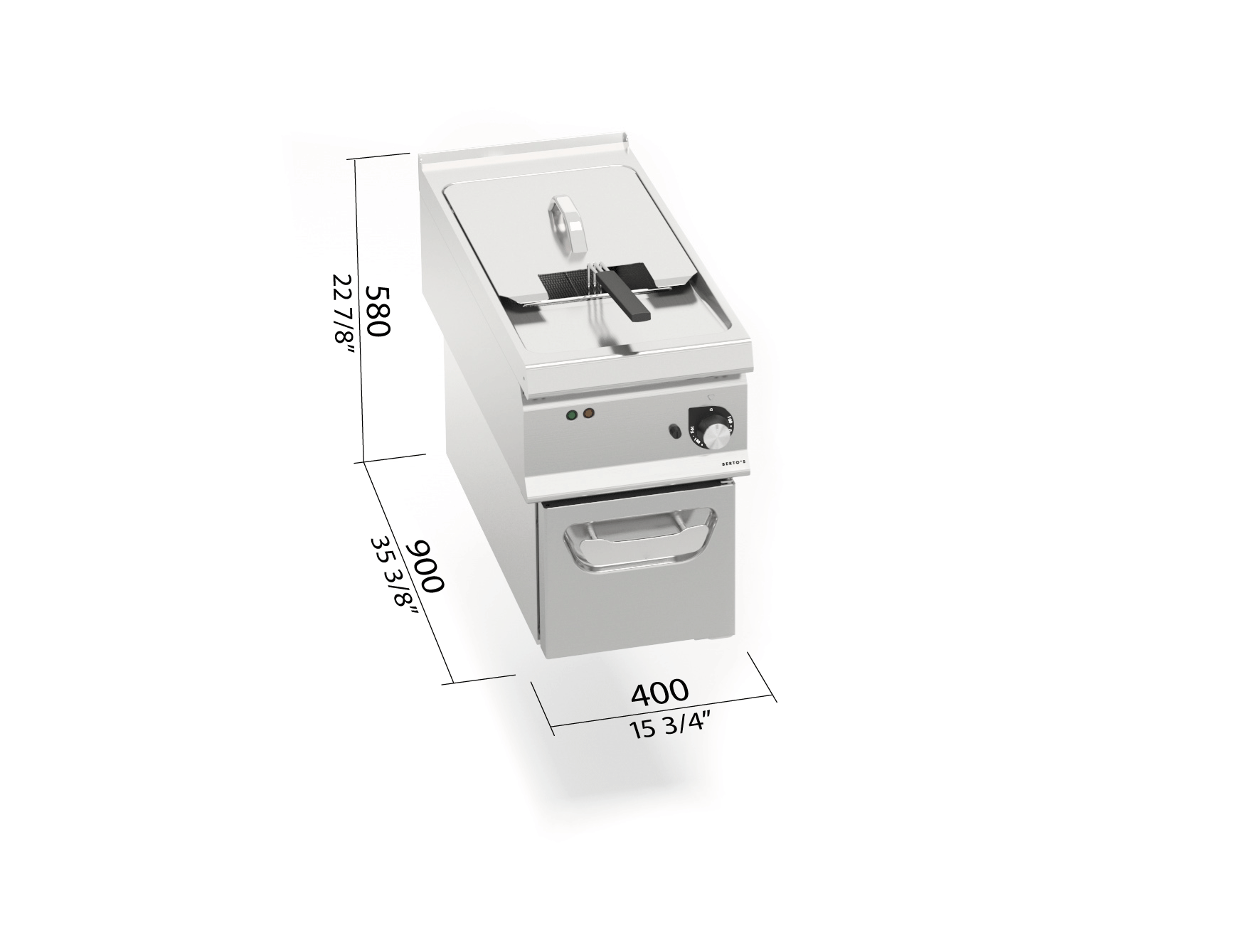 FREIDORA ELECTRICA 22 LITROS LX900 MODELO LXE9F22-4S