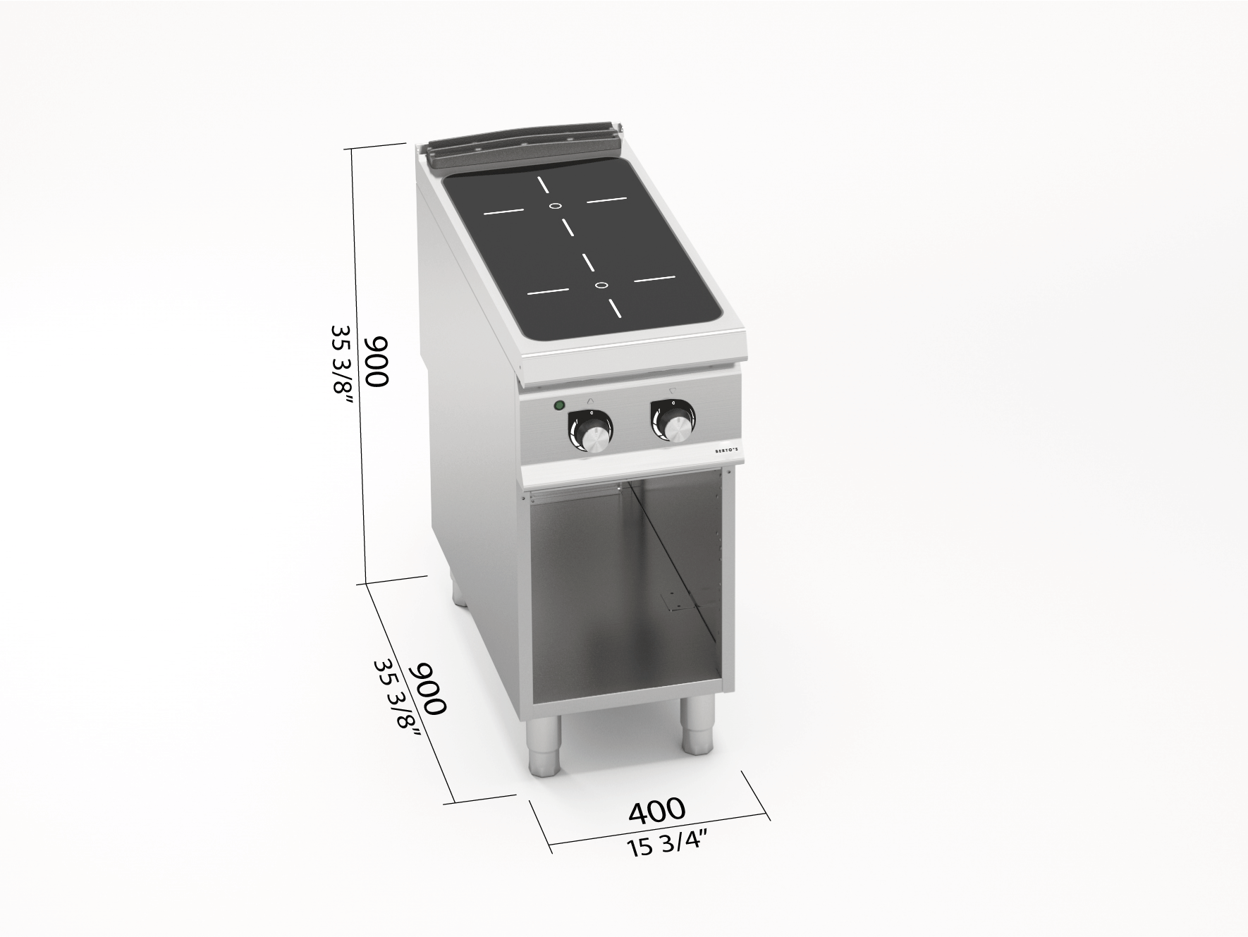CERAMIC GLASS 2 BURNERS S900 SE9P2MP/CERAMIC GLASS