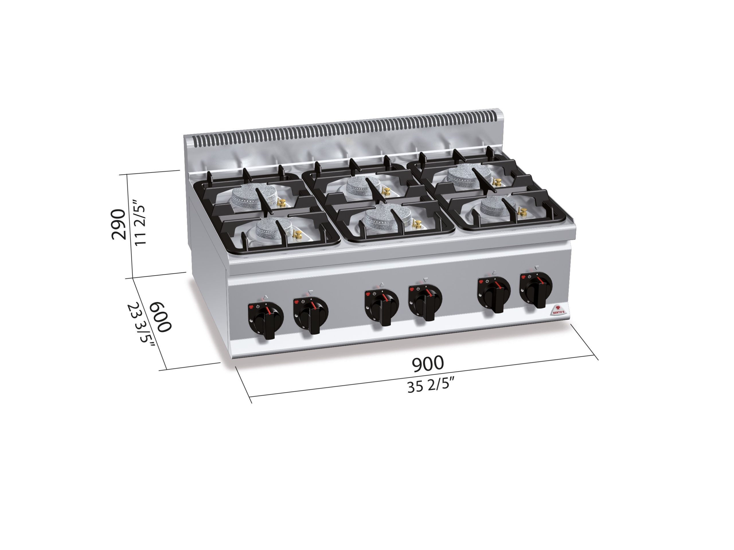 COCINA 600 MODELO G6F6BPW