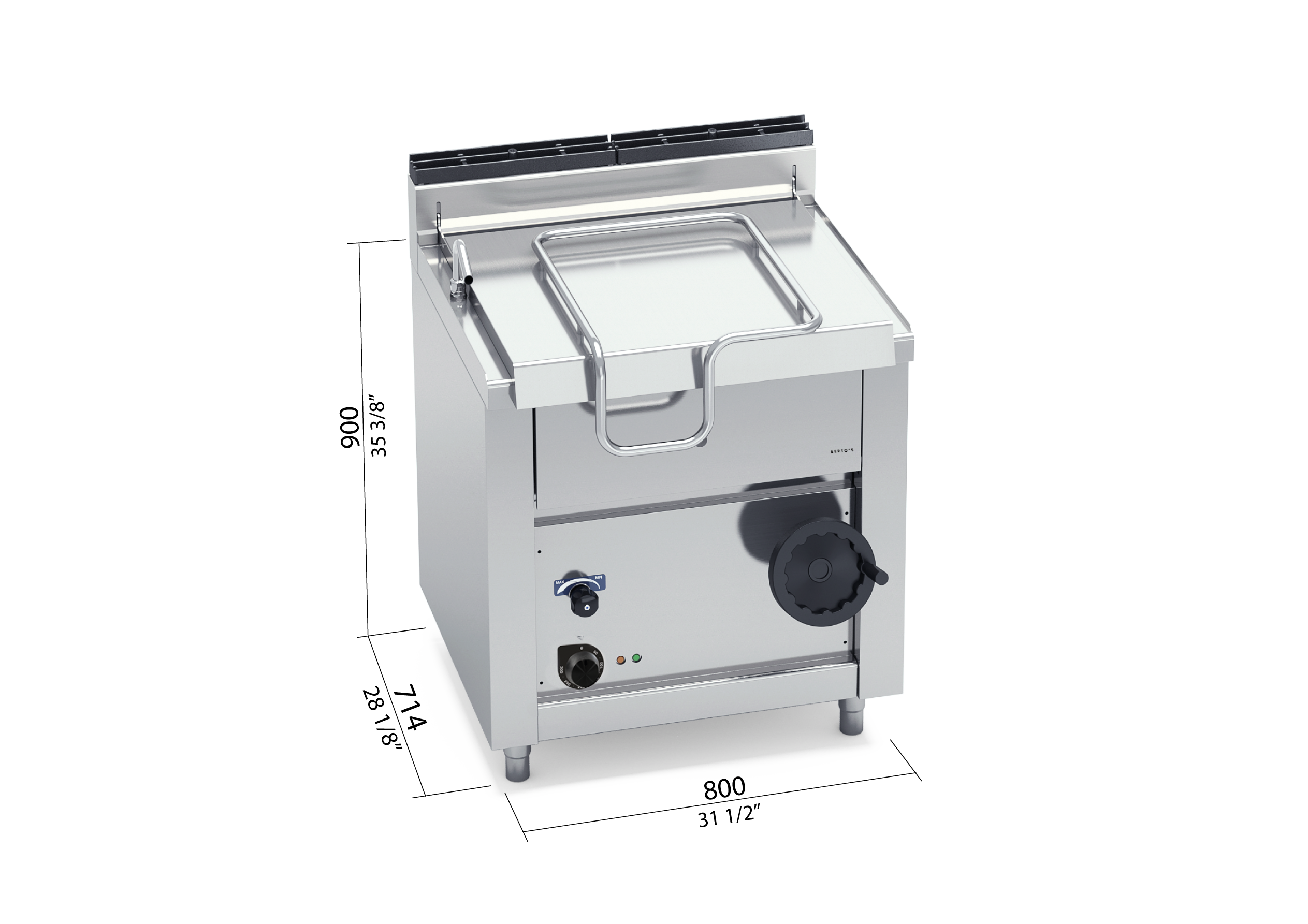 TILTING BRATT PAN ELECTRIC 60 LITRES E7BR8-I