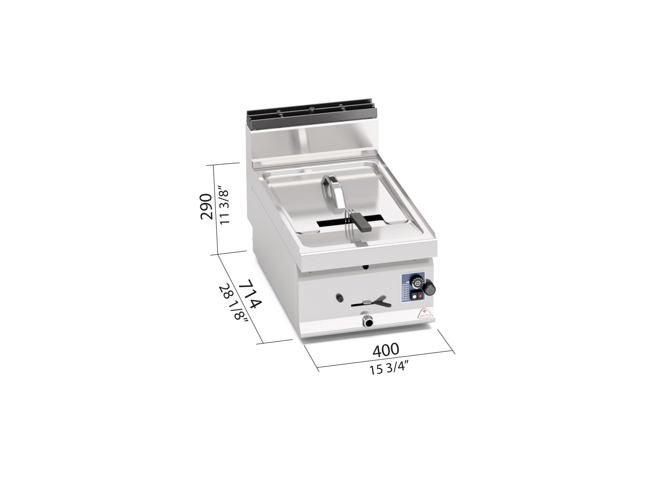 FREIDORA 700 MOD. GL10B "10L. GAS SOBREMESA"