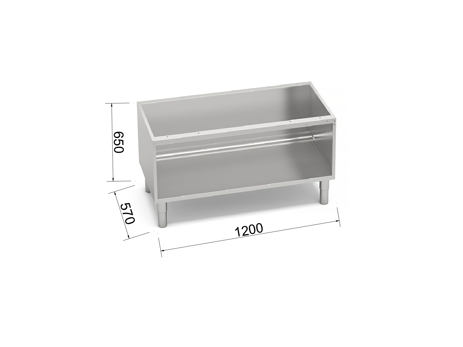 STAND STAINLESS STEEL OPEN 1200 S700 S7SG120