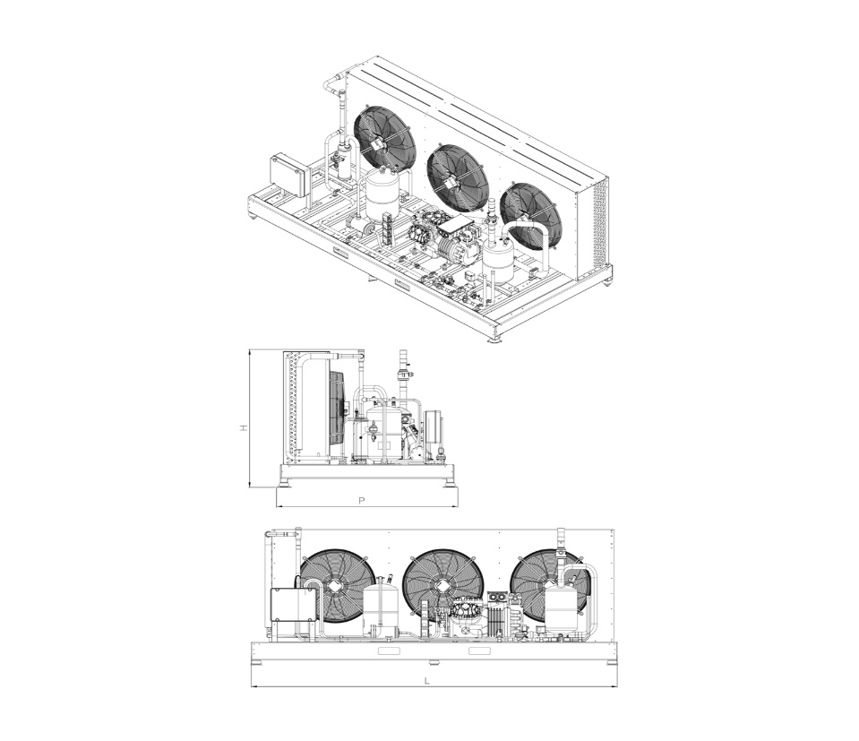 UNIDAD EXTERIOR TUNEL START 80 MODELO 25 HP