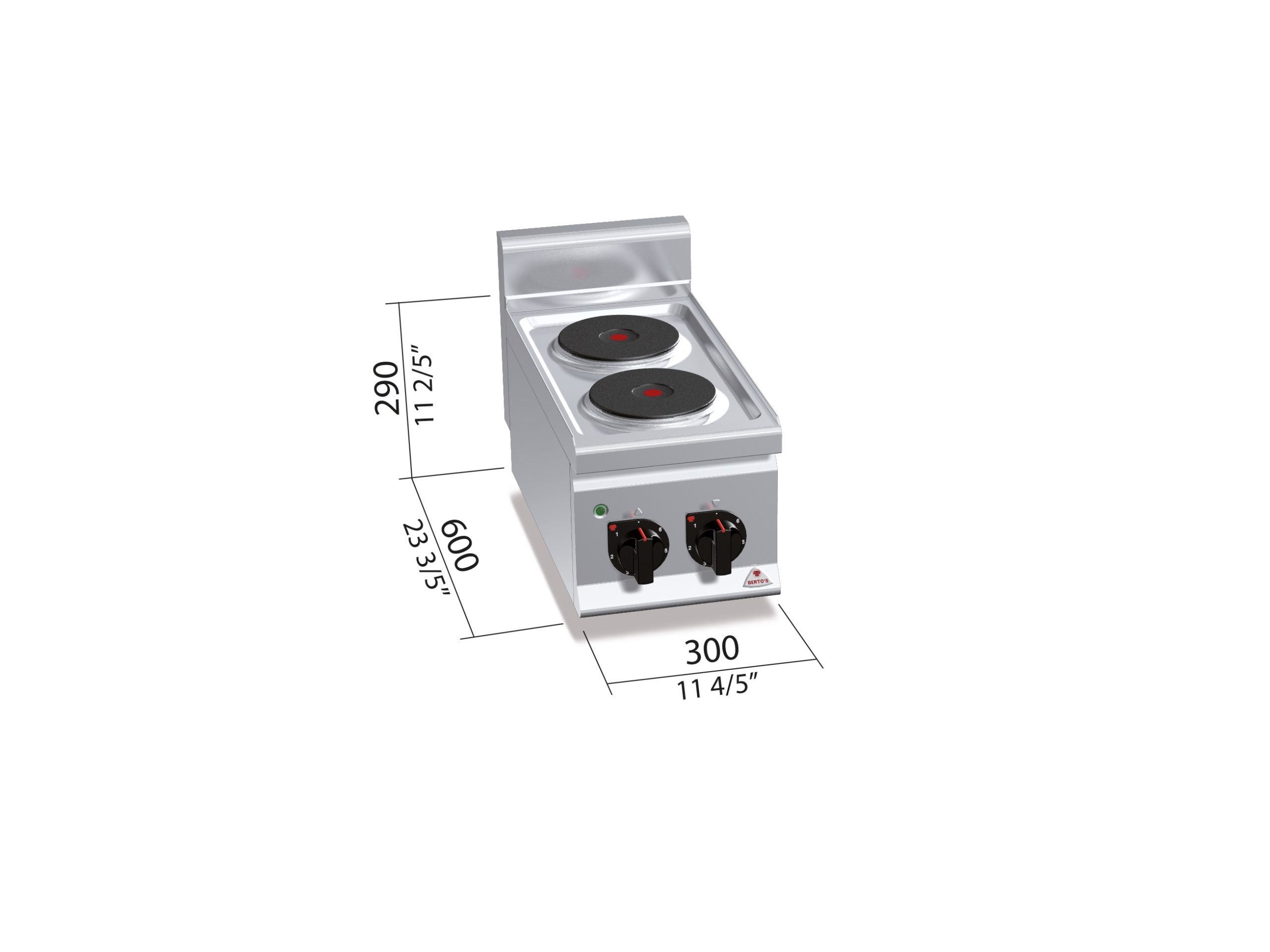 COOKER 600 Model E6P2B "2F ELEC."